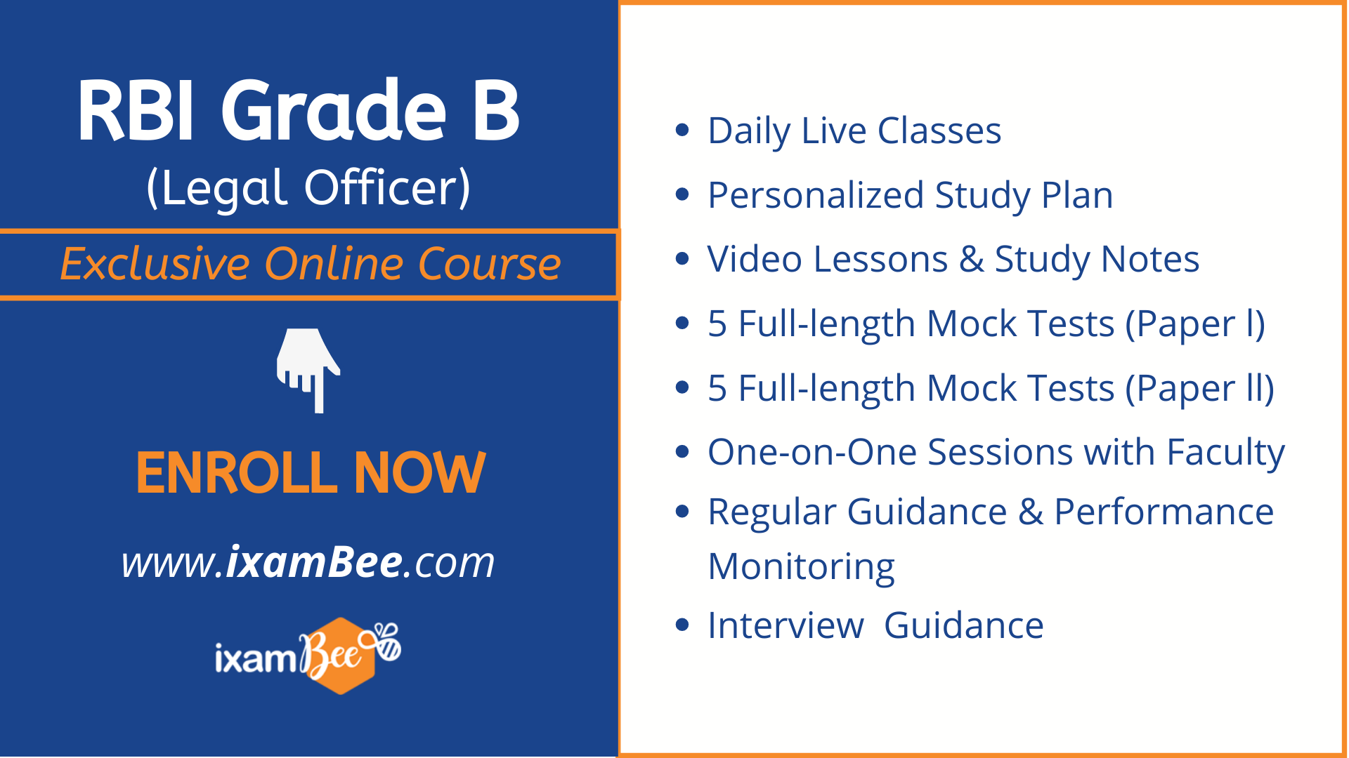 RBI Grade B Legal Officer Exclusive Online Coaching, Exam Preparation ...